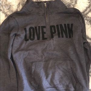VS/Pink half zip jacket